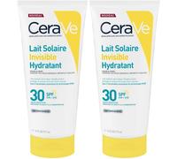 CeraVe Protection Solaire Hydratante Invisible SPF30 Lait 2x177 ml