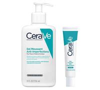 Cerave Routine Anti-Imperfections Gel Moussant Anti-Imperfections 236ml & Soin Concentré Anti-Imperfections 40ml