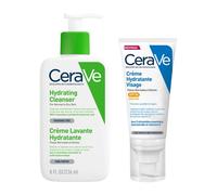 CeraVe Routine Hydratante Crème Lavante 236ml + Crème Visage Solaire SPF 50