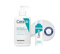 CeraVe, Routine pour les Peaux à Tendance Acnéique, Gel Moussant Anti-Imperfections 236 ml et Sérum Rétinol Anti-Marques 30 ml, pour Purifier, Corriger les Marques et Lisser la Peau