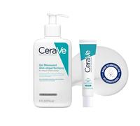 CeraVe, Routine pour les Peaux à Tendance Acnéique, Gel Moussant Anti-Imperfections 236 ml et Soin Concentré Anti-Imperfections 40 ml, pour Purifier, Corriger et Hydrater