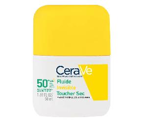 CeraVe Suncare Fluide Invisible Toucher Sec SPF50+ Haute Protection pour le visage 50mL