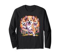 Cerberus Corgi Mythologie des lévriers à trois têtes pour amoureux des chiens Manche Longue