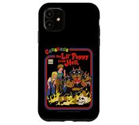 Cerberus Puppy Sarcastic Retro Vintage Funny Adult Humor Coque pour iPhone 11