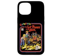 Cerberus Puppy Sarcastic Retro Vintage Funny Adult Humor Coque pour iPhone 15