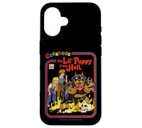 Cerberus Puppy Sarcastic Retro Vintage Funny Adult Humor Coque pour iPhone 16