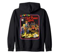 Cerberus Puppy Sarcastic Retro Vintage Funny Adult Humor Sweat à Capuche