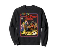 Cerberus Puppy Sarcastic Retro Vintage Funny Adult Humor Sweatshirt