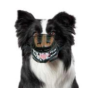 Cerberus Scary Dog Muzzle with Fake Teeth, Halloween Dog Costume Muzzle | Scary Dog With Fake Teeth, Adjustable Dog Muzzle For Halloween Party & Fancy Dress Events