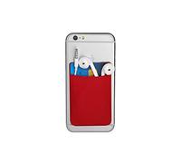 Cerbery - Porte-cartes pour téléphone intelligent - Support pour téléphone cellulaire - Compatible avec Apple iPhone Samsung Galaxy (Rouge)