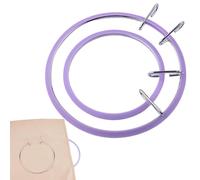 Cerceau à broder - ABS réglable, ensemble de points de précision, ensemble de 2 pièces, anneau de cerceau artisanal | de cerceaux de broderie, cadre de point de réglable, décoration art
