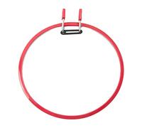Cerceau à broder point de croix ressort tension cadre adulte bricolage fournitures d'affichage rouge 22 cm