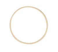 Cerceau à broder rond en bois de bambou - 30 cm - Idéal pour l'art et l'artisanat, point de croix