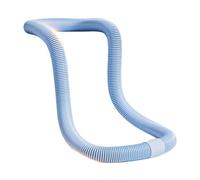 Cerceau à Ressort Pliable Cerceau de Fitness lesté, Portable, Conception silencieuse, Pliable, tonification de la Taille, Exercice du Ventre for la Gymnastique à Domicile(Blue)