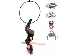 Cerceau aérien professionnel en acier inoxydable pour entraînement acrobatique, gym à domicile, yoga et danse, perte de poids