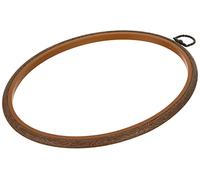 Vervaco Cadre ovale en plastique PN-0009445 Marron 20 x 1 x 25 cm
