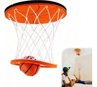 Cerceau de Basket-Ball d'intérieur Suspendu au Plafond, Mini Jeu de Basket-Ball pour Chambre à Coucher, Jouet Amusant Anti-Stress pour Adultes, sans Assemblage,1Pcs