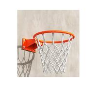 Cerceau de basket-ball mural en acier robuste avec bord absorbant les chocs - Facile à installer, intérieur/extérieur, pour adultes professionnels
