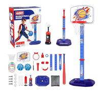 Cerceau de Basket-Ball pour Tout-Petit, Cerceau de Basket-Ball pour - But de Court Toys Hauteur réglable,Jeu de Balle des Jouets de Sport d'intérieur Pendant 1 à 8 Ans, Filles