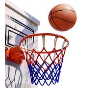 Cerceau de basket-ball robuste de taille standard 45,7 cm, jante de basket-ball à fixation murale, jante de panier de basket-ball à double ressort et kit d'installation complet