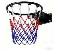 Cerceau de basket-ball robuste de taille standard 45,7 cm, jante de basket-ball à fixation murale, jante de panier de basket-ball à double ressort et kit d'installation complet
