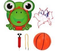 Cerceau de basket-ball suspendu Mini-Plastik avec filet Ballon pour intérieur extérieur Jouets Sports Jeu Frosch