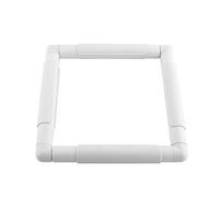 Cerceau de Broderie Carré, Cercle à Broder Universel, Cadre pour Point de Croix et Couture DIY (20,3 x 20,3 cm), en Plastique