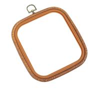 Cerceau de broderie décoratif, cerceaux et cadres pour point de ,Grand cadre de broderie en bois imité de cerceau de broderie - Anneau de cerceau rond pour points d'aiguille, fournitures de matel