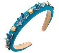 Cerceau De Cheveux Clouté Papillon Pour Femmes Bandeau Perles Artificielles Coréen Bandeau Doux Antidérapant Couvre-chef Pour Filles Butterfly Studded Headband