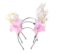 Cerceau de cheveux en bois LED de noël, bandeau lumineux et à la mode pour les Festivals, bandeau pour femmes et filles
