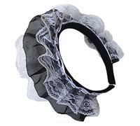 Cerceau de cheveux en dentelle à volants avec coiffure multicouche, serre-tête de demoiselle d ' honneur mignon, bandeau de Cosplay gothique Anime, cerceau de cheveux multicouche