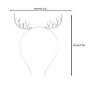 Cerceau De Cheveux Thème De Noël, Strass Incrusté De Lettres, Flocon De Neige, Décor De Bois, Bandeau Élastique, Accessoires Pour Cheveux-1