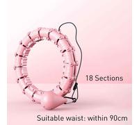 Cerceau De Dehors Intelligent Pour Fitness,Exercice De Taille Fine,Cerceau De Énergie,Équipement De Bug Astique,Poignées D'épissure Amovible,Entraînement À Domicile,Anne - Type Light Pink 18section