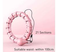 Cerceau De Dehors Intelligent Pour Fitness,Exercice De Taille Fine,Cerceau De Énergie,Équipement De Bug Astique,Poignées D'épissure Amovible,Entraînement À Domicile,Anne - Type Light Pink 21section