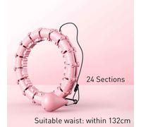 Cerceau De Dehors Intelligent Pour Fitness,Exercice De Taille Fine,Cerceau De Énergie,Équipement De Bug Astique,Poignées D'épissure Amovible,Entraînement À Domicile,Anne - Type Light Pink 24section