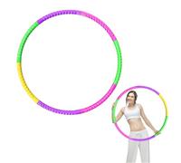1 cerceau de fitness - Accessoire pour appareils de fitness - Hula Hoop coloré - Hula Hoop amovible - 7 pièces pour la perte de poids - Hula Hoop réglable