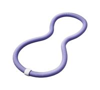 Cerceau de Fitness Lesté Anneau de Gymnastique Pliable Cercle d'exercice en PVC avec Ressort Pondéré pour Une Rotation Douce Adapté pour Les Adultes à, Violet