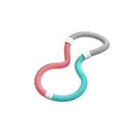 Cerceau de Hula-Hoop Pliable à Ressort Cadre en Acier à Ressort lesté, Segments Pliables, Protection de la Taille, tonification, Gymnastique Domicile, Fitness, Musculation Unisexe(A 1.6KG)