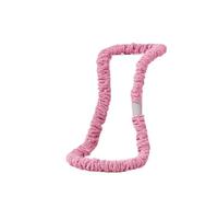 Cerceau de Hula-Hoop Pliable à Ressort Cerceau Abdominal lesté, équipement de Fitness Polyvalent, Cercle Yoga Pliable à Ressort for la Force Base(Pink)