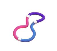 Cerceau de Hula-Hoop Pliable à Ressort Cercle d'exercice Abdominal détachable et Pliable, Mise à Niveau du Cerceau for la Perte de Poids, Fitness au Printemps(D 1.2kg)