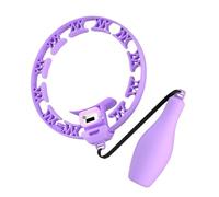 Cerceau de massage intelligent pour brûler des calories et récupération post-natale avec ajustement réglable, Smart Counting Dance Hoop avec massage et taille ajustable pour un entraînement efficace
