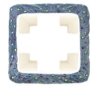 Cerceau de point de - Cadre dee broderie carré, outil dee , cerceau broderie avec vis réglage en laiton | Avec 4 anti-collision en mousse | Protection du cadre touffetage