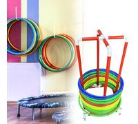 Cerceau de rangement portable avec roulettes, organiseur léger pour salle de sport, maison, crèche