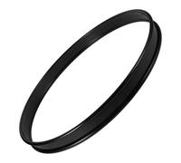 Cerceau de Tambour Noir pour Grosse Caisse et Peau, Métal | Remplacement Rapide, Tenue Stable, Finition Noire, 480g, pour Répétitions et Studios D'enregistrement