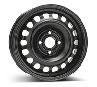 Alcar Stahlrad Jantes tôle en acier KFZ STEEL 14" 5.5J 4x100 ET39 56.5 NERO