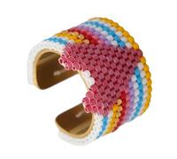 Cerceau en forme de cœur avec paillettes, perles antiques, plan non conformiste, bijoux durables en acier inoxydable, cadeau, bijoux artisanaux ruraux fabriqués par un artisan, comme décrit