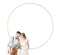Cerceau floral en métal pour mariage | Cerceau de centre de table avec support | Attrapeurs de rêves, projets d'artisanat pour attrape-rêves, artisanat