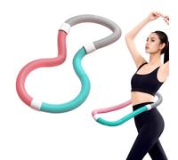 Cerceau lesté - Anneau d'exercice Souple 3 Couches pour Adultes, Cerceau de Fitness à Ressorts Pliable, Perte de Poids et brûle-Graisses efficaces, Design Portable pour la Maison et Les Voyages 1.5kg