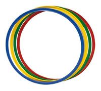 Cerceau plat - Sporti France - 40 cm - Rouge - Taille unique - Mixte