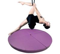 Cerceau pliable - Tapis de sol de danse en mousse de 150 cm pour salle de sport à domicile, tapis de yoga et de gymnastique pour atterrir en toute sécurité et pole dance